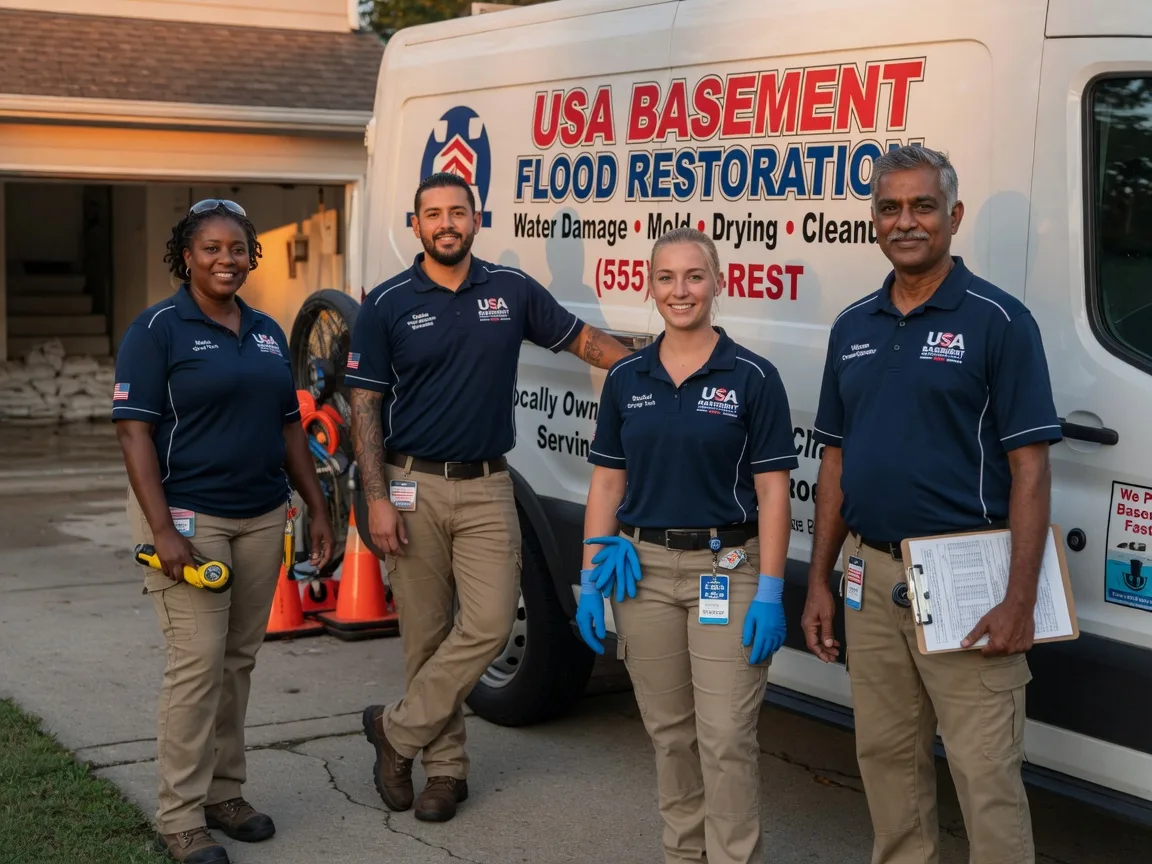 Basement Flood Cleanup company in Abrams, WI